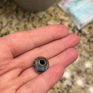 Light blue pandora bead
